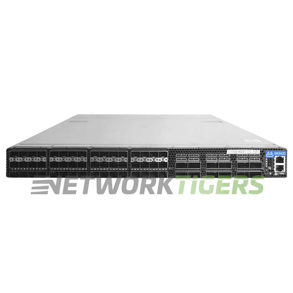 Nvidia Mellanox MSN3420-CB2FC 48x 25GB SFP28 6x 100GB QSFP28 B-F (P2C) CL Switch
