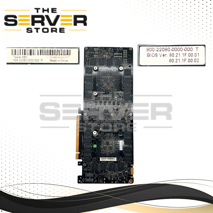 Nvidia Tesla K80 GPU 24GB GDDR5 PCIe 3.0 GPU Accelerator Card 699-22080-0200-520