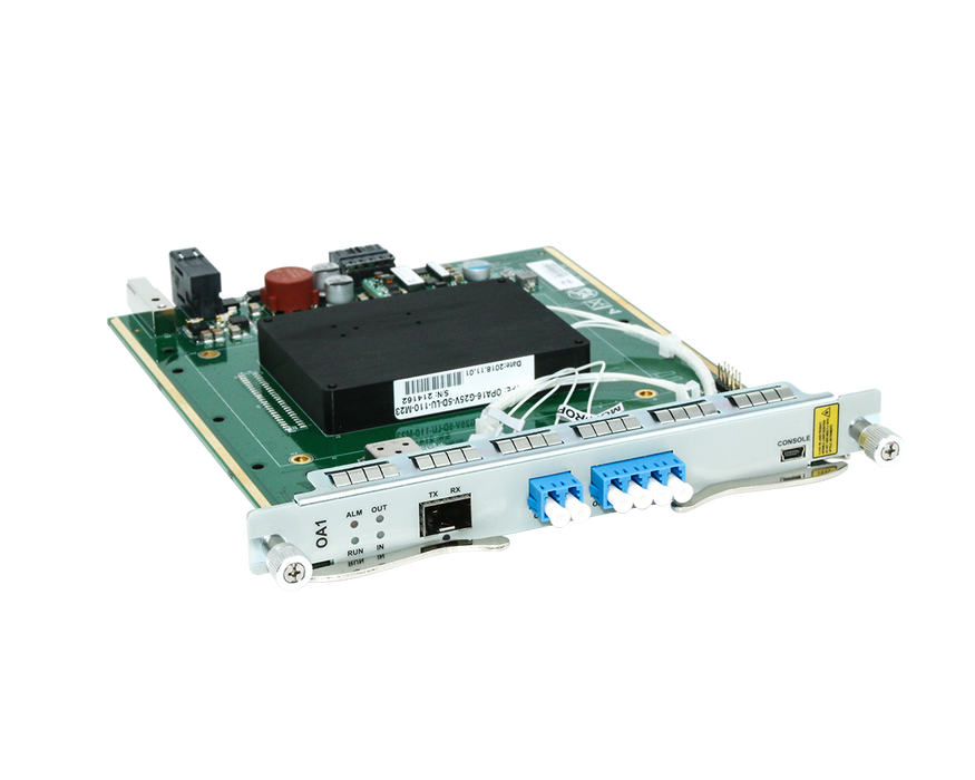 M6200-20BA Compatible, 11-21dB Gain C-band DWDM EDFA Booster Amplifier for M6200 Managed Chassis, 20dBm Output