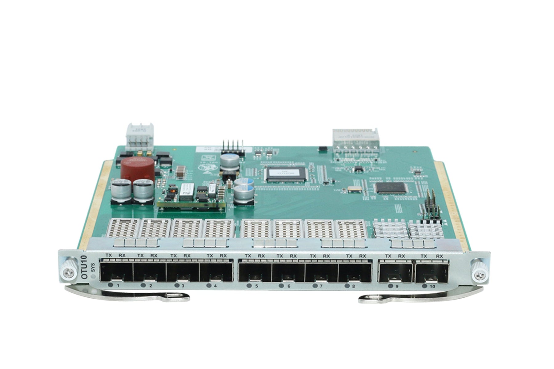 OTN6500-OEO10G, 5 Channels WDM Transponder (Converter), 10 SFP/SFP+ Slots
