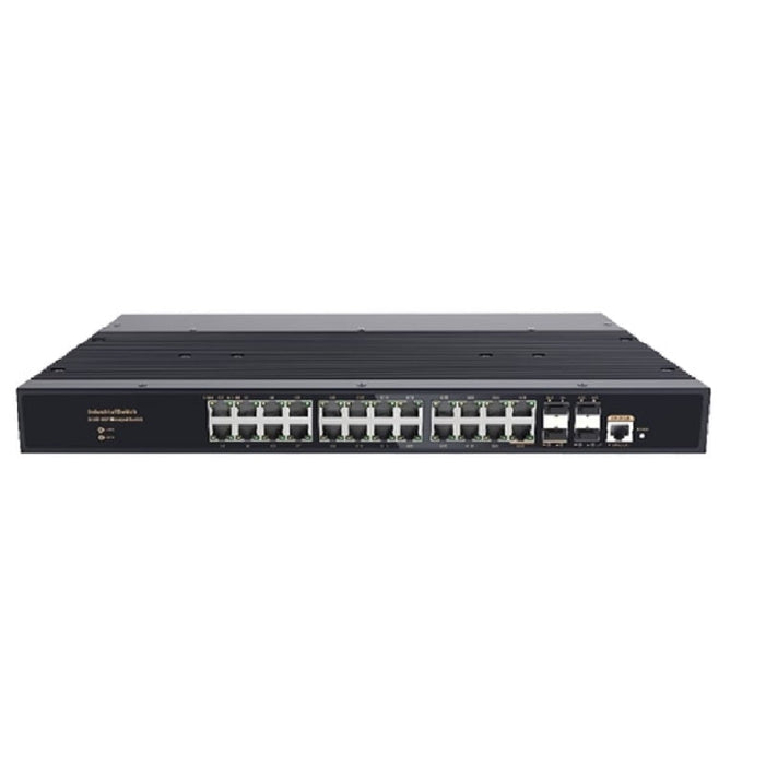 OW-IES3110-24TF, 24 x 10/100/1000BASE-T and 4* 100/ 1000Base-X  uplink SFP fiber ports (including 2 combo ports), -40 to 75°C Operating Temperature