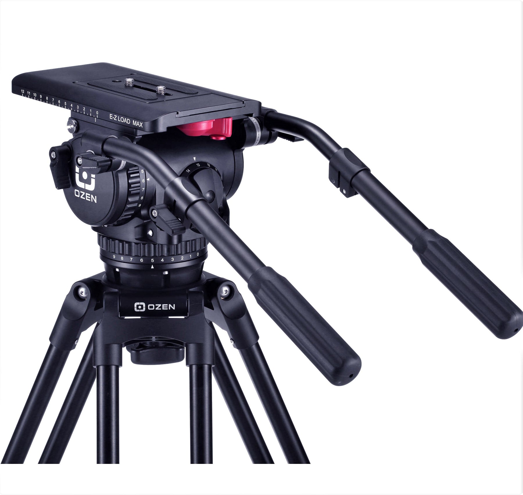 OZEN 18AL2HDM 100mm AGILE 18M E-Z LOAD MAX Tripod System