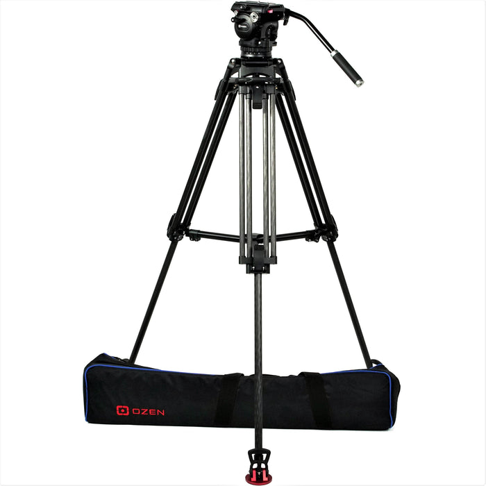 OZEN 6CF2HD 75mm AGILE 6 Mini E-Z LOAD Tripod System