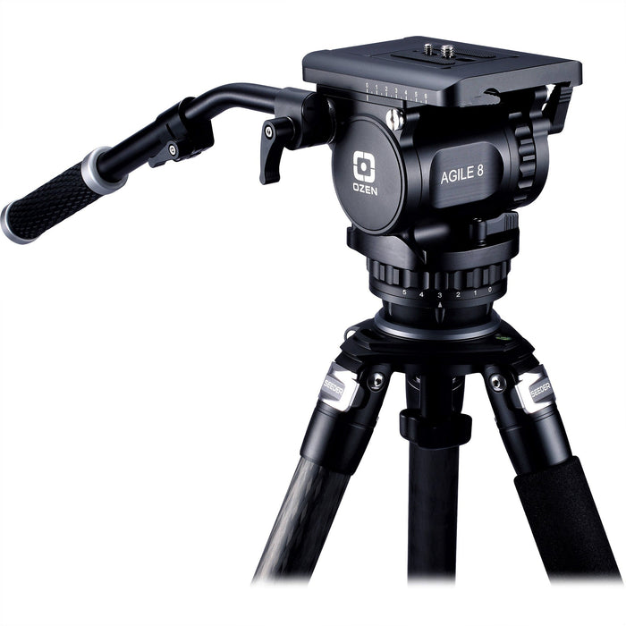 OZEN 8AL2HD 75mm AGILE 8 E-Z LOAD Tripod System