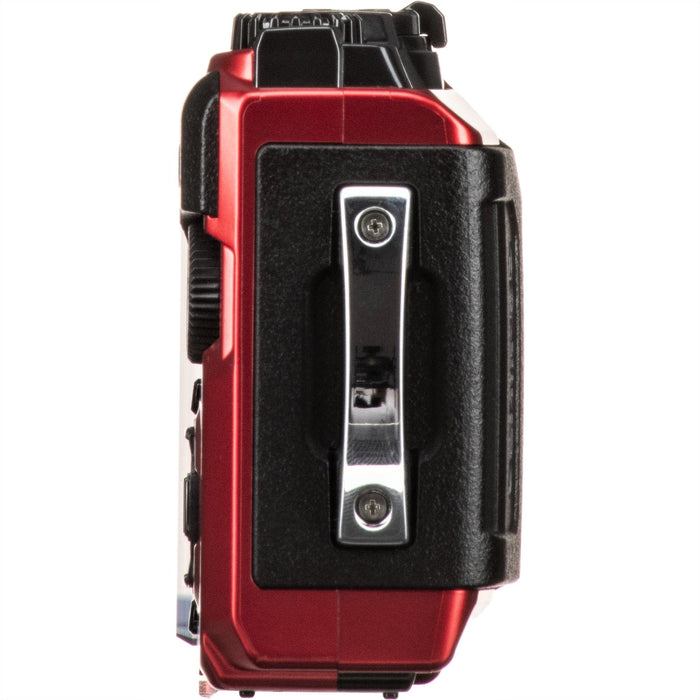 Olympus Tough TG-6 Compact Digital Camera (Black & Red)