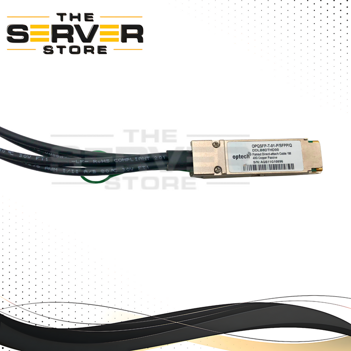 Optcore 1M 40G QSFP+ to 4x 10G SFP+ Passive DAC Breakout Cable OPQSFP-T-01-P