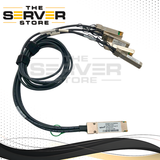 Optcore 1M 40G QSFP+ to 4x 10G SFP+ Passive DAC Breakout Cable OPQSFP-T-01-P