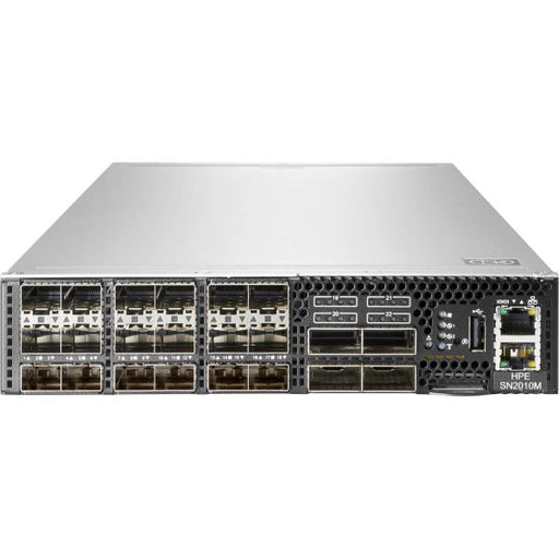 P11676-001 - HP StoreFabric SN2010M 25GbE 18SFP28 4QSFP28 C to P Airflow TAA Switch