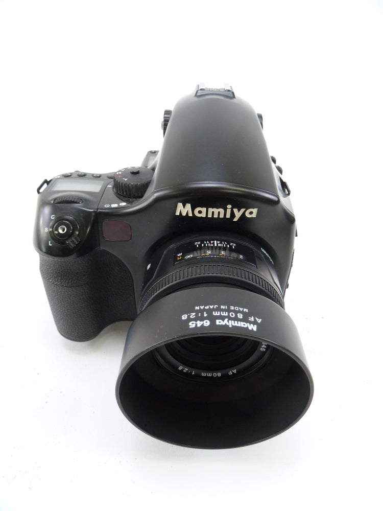 Mamiya 645 AFD Outfit with 80MM F2.8 Lens and 120/220 Film Back