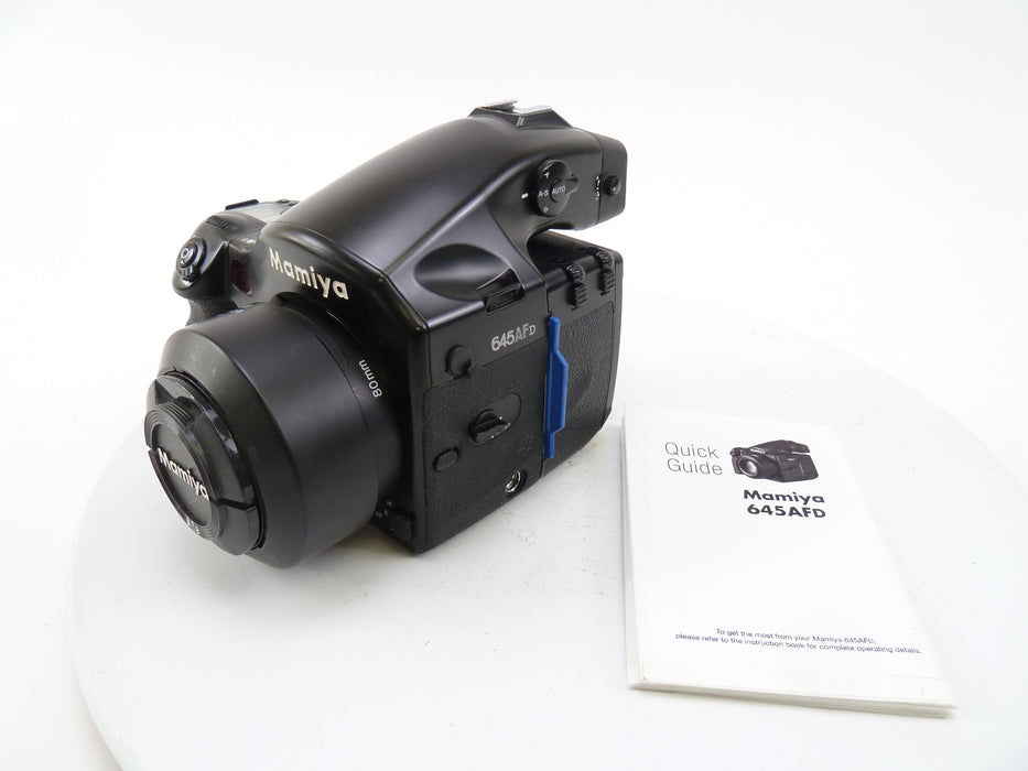 Mamiya 645 AFD Outfit with 80MM F2.8 Lens and 120/220 Film Back