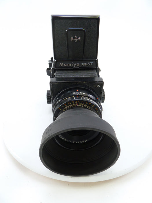 Mamiya RB67 Pro S Camera Outfit with 90MM F3.8 Lens, Pro S 120 Film Back, and WLF