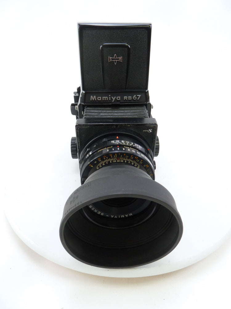Mamiya RB67 Pro S Camera Outfit with 90MM F3.8 Lens, Pro S 120 Film Back, and WLF