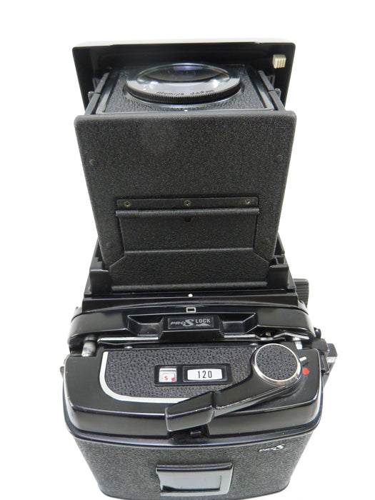 Mamiya RB67 Pro S Camera Outfit with 90MM F3.8 Lens, Pro S 120 Film Back, and WLF