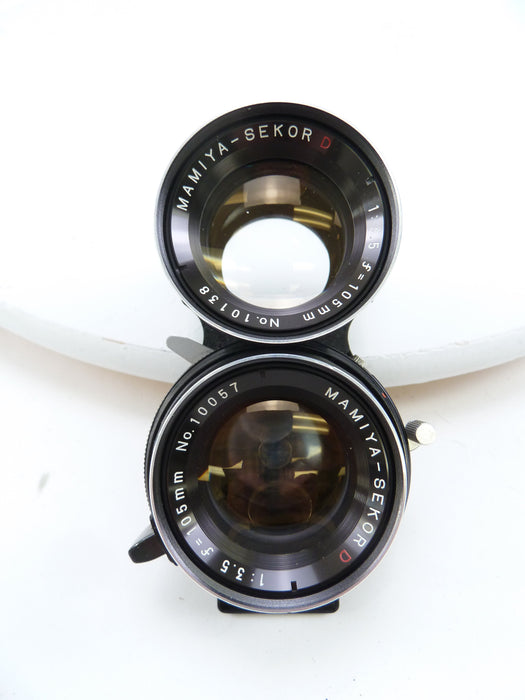Mamiya Twin Lens Reflex 105MM F3.5 D Lens (light haze)