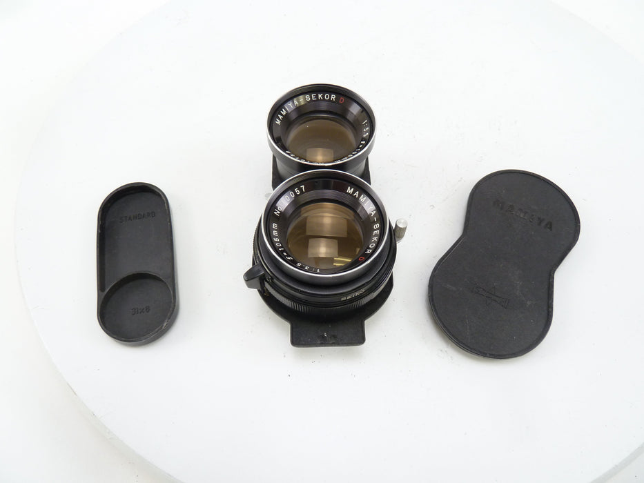 Mamiya Twin Lens Reflex 105MM F3.5 D Lens (light haze)