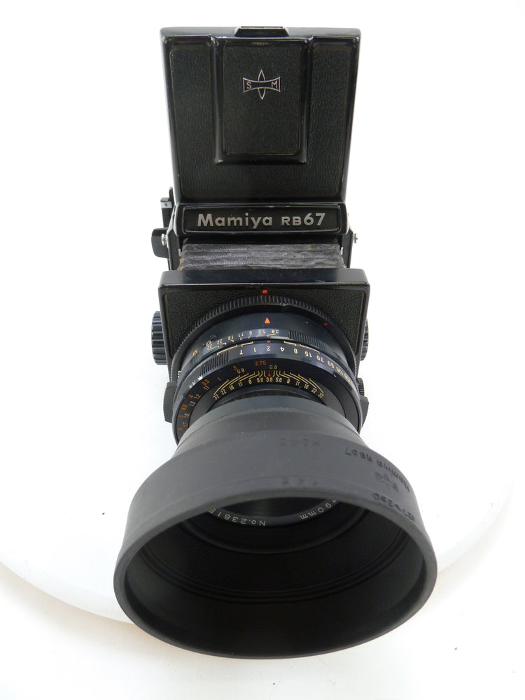 Mamiya RB67 Camera Outfit with 90MM F3.8 Lens, Pro 120 Back, and WLF