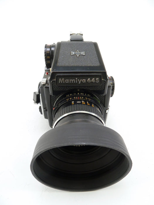 Mamiya M645 1000S Outfit with 80MM F2.8 C Lens and PD Meter Prism Finder