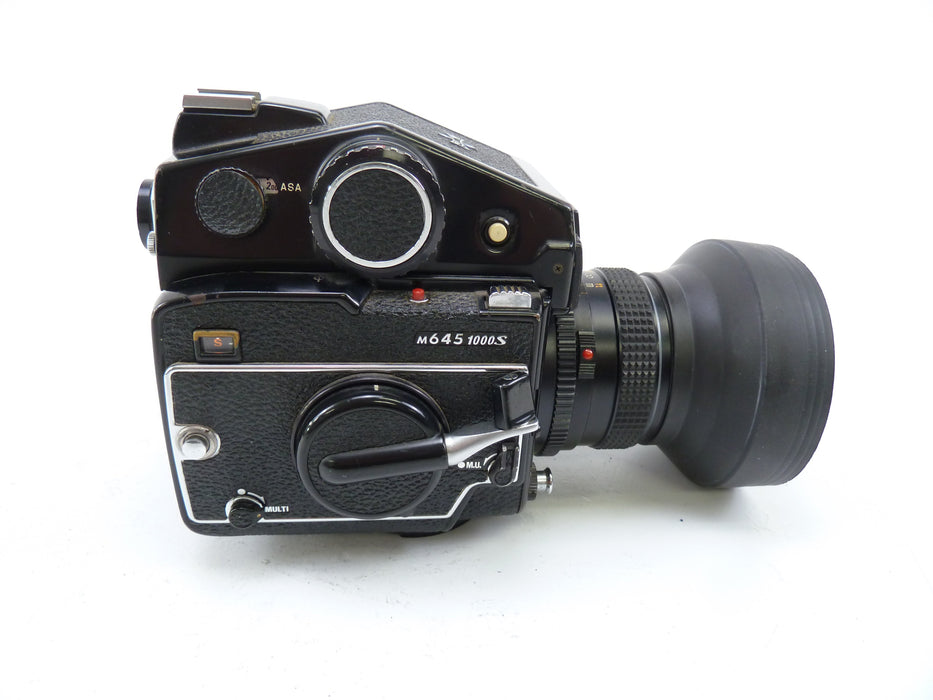 Mamiya M645 1000S Outfit with 80MM F2.8 C Lens and PD Meter Prism Finder