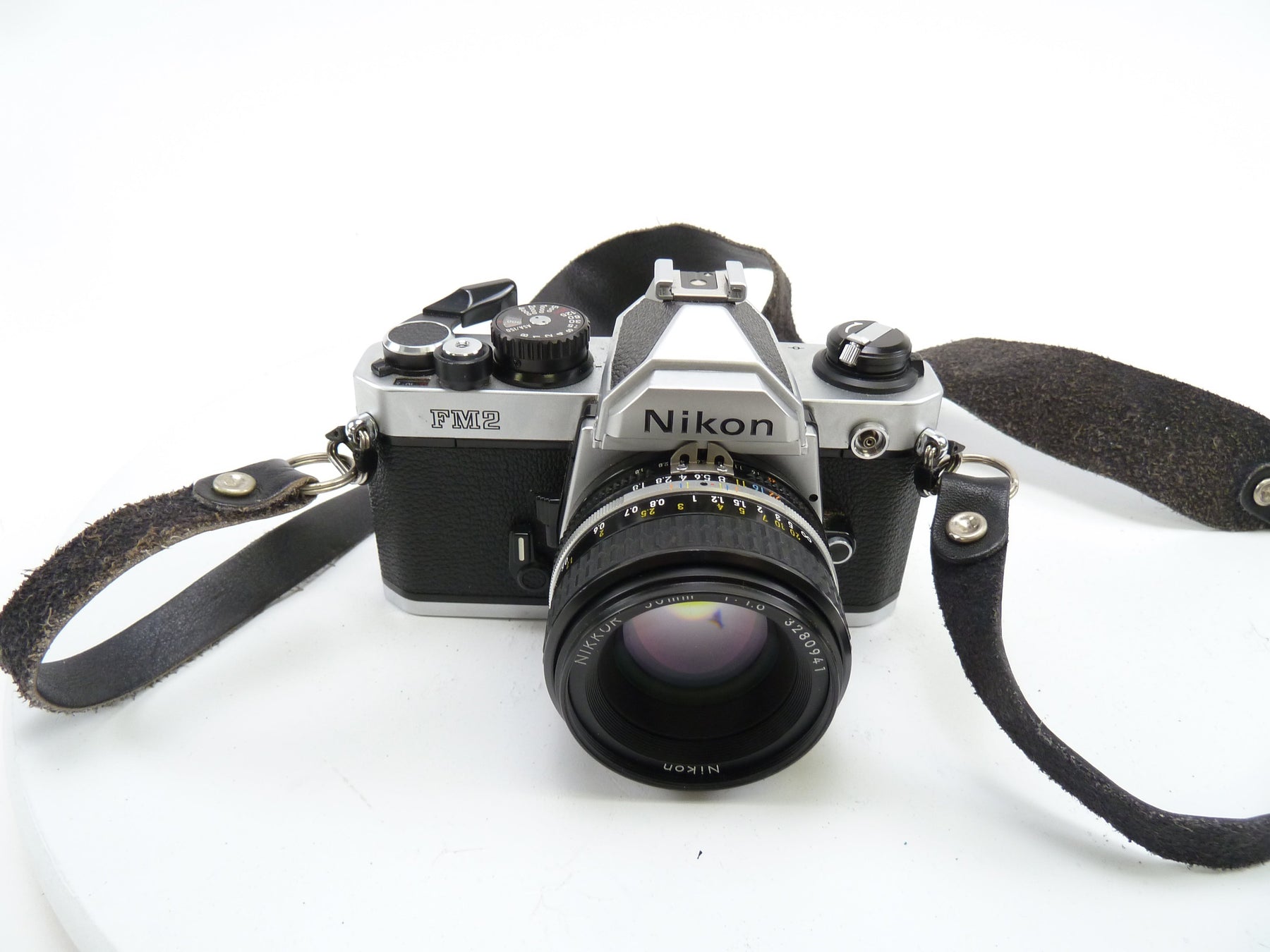 Nikon FM2 Chrome Body with 50MM F1.8 E Lens