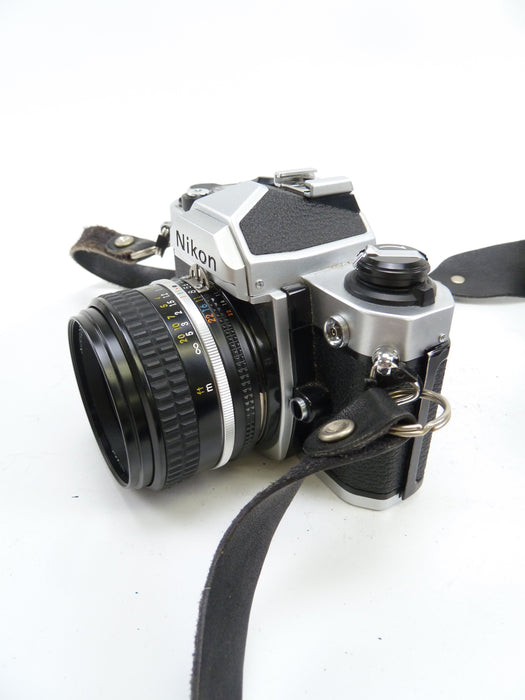 Nikon FM2 Chrome Body with 50MM F1.8 E Lens