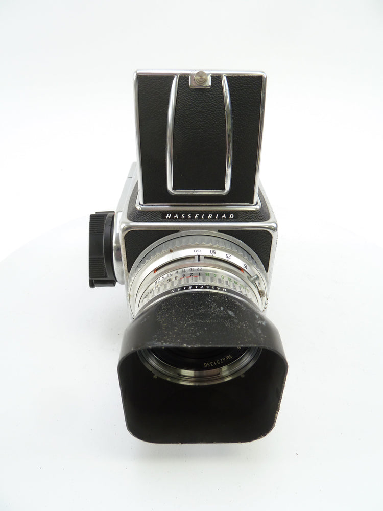 Hasselblad 500C Camera Outfit with 80MM F2.8, 120 Film Back, and WLF