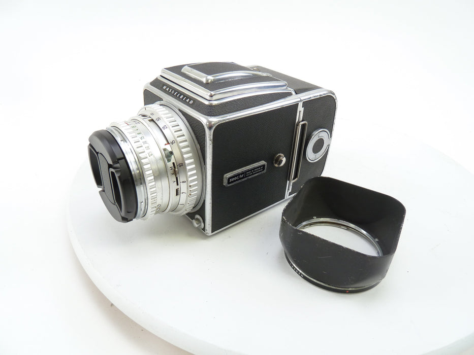 Hasselblad 500C Camera Outfit with 80MM F2.8, 120 Film Back, and WLF