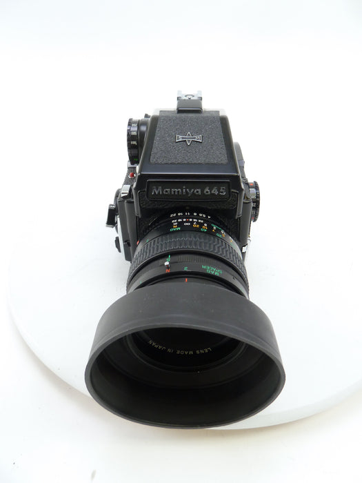 Mamiya M645 1000S Outfit with PD Meter Prism and 80MM F4 N Macro Lens