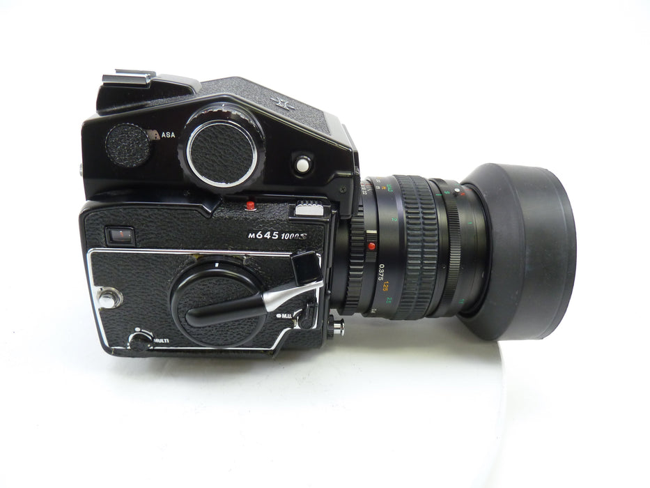 Mamiya M645 1000S Outfit with PD Meter Prism and 80MM F4 N Macro Lens