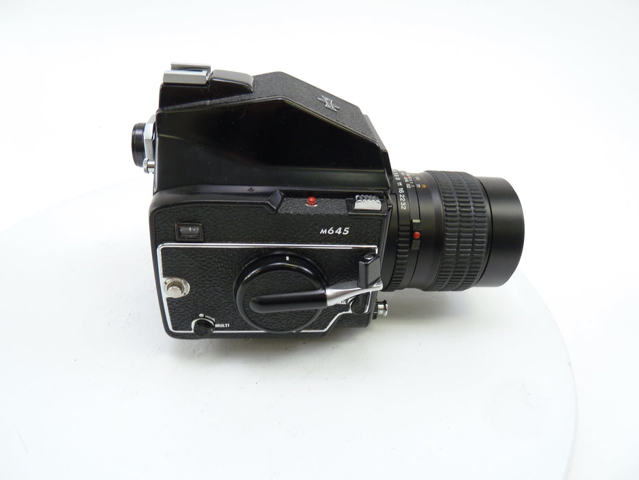 Mamiya M645 Camera Outfit with 150MM f3.5 N Lens and Prism Finder