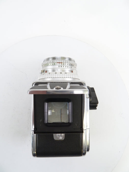 Hasselblad 500C/M Camera Outfit with 80MM F2.8 Lens, 120 Film Back,, and WLF