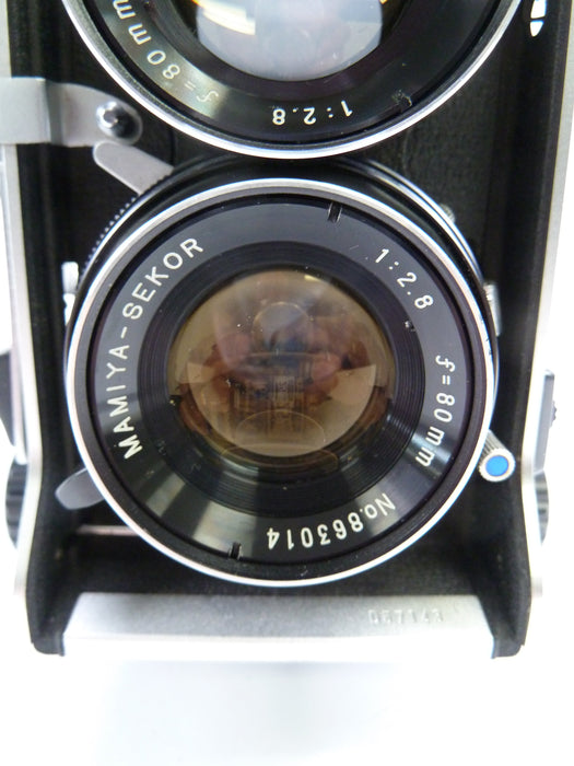 Mamiya C330 Camera Outfit with 80MM F2.8 Blue Dot Lens and WLF