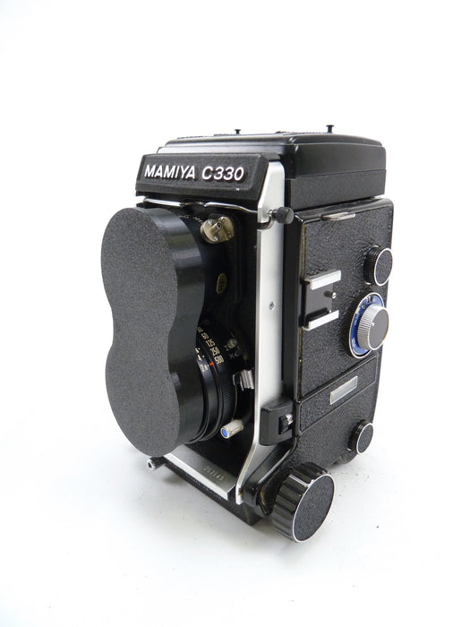 Mamiya C330 Camera Outfit with 80MM F2.8 Blue Dot Lens and WLF