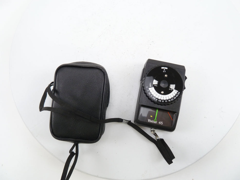 Vivitar 45 Light Meter with Case