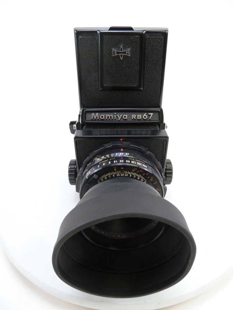 Mamiya RB67 Camera Outfit with 127MM F3.8 Lens, 120 Back, and WLF