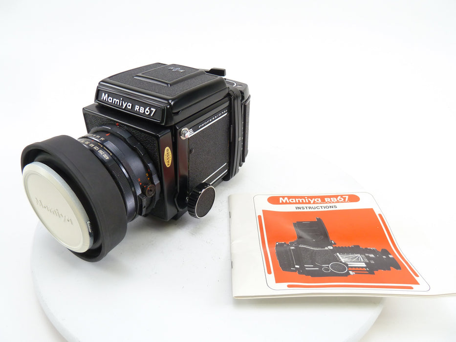 Mamiya RB67 Camera Outfit with 127MM F3.8 Lens, 120 Back, and WLF