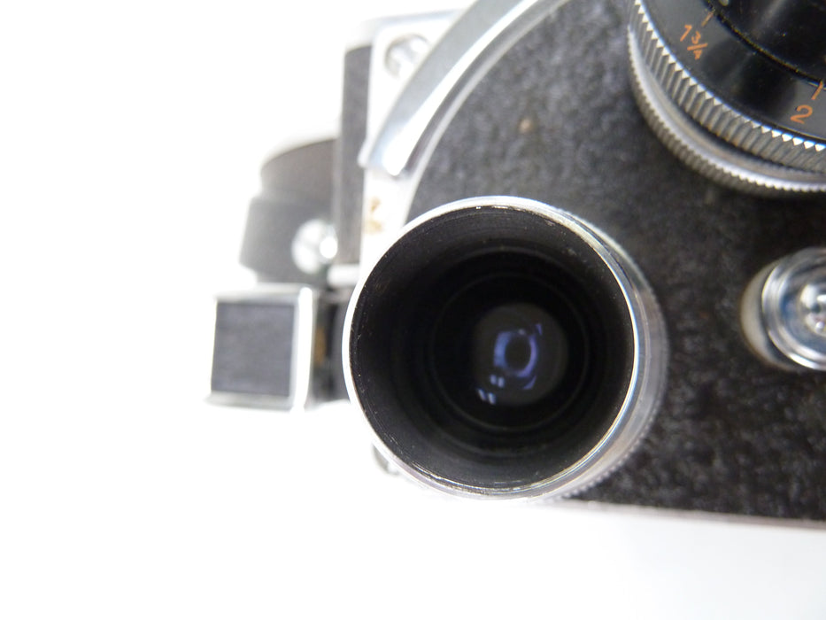 Bolex H16 Standard with 1" f2.5 Wollensak and Pizar 26MM f1.9 Lens