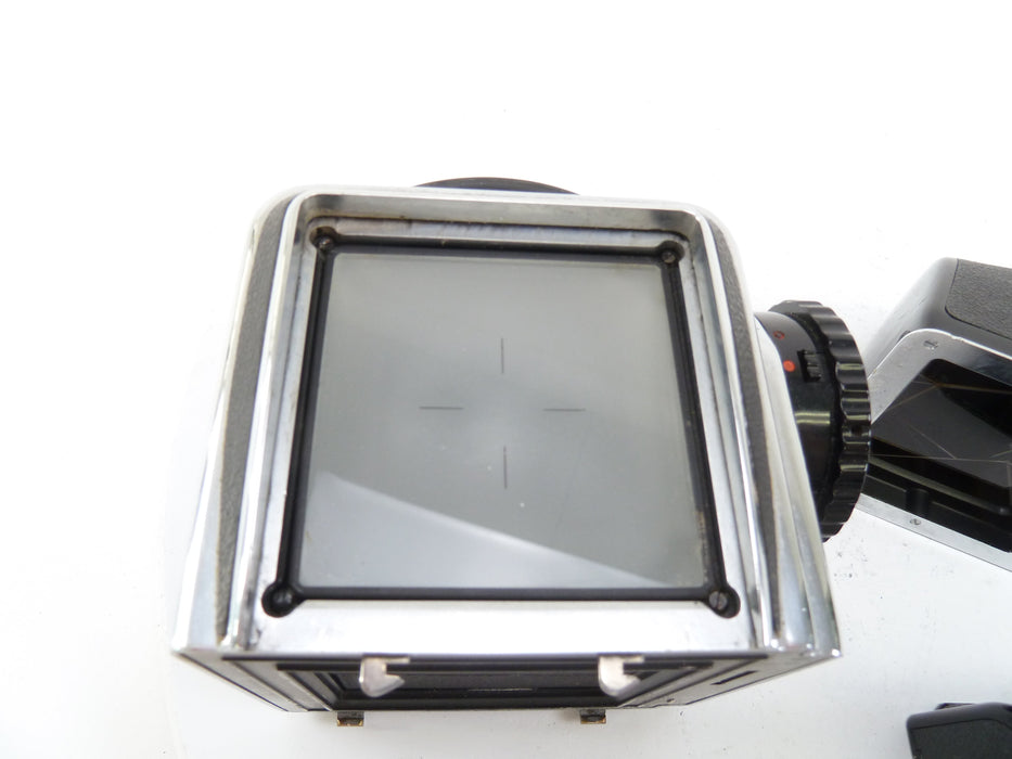 Hasselblad 500C Medium Format 6x6cm SLR Camera with Prism Finder and 120 Back
