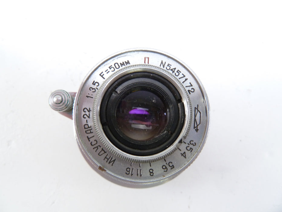Russian Industar-22 NHAYCTAP 50MM f3.5 Leica Screw Mount