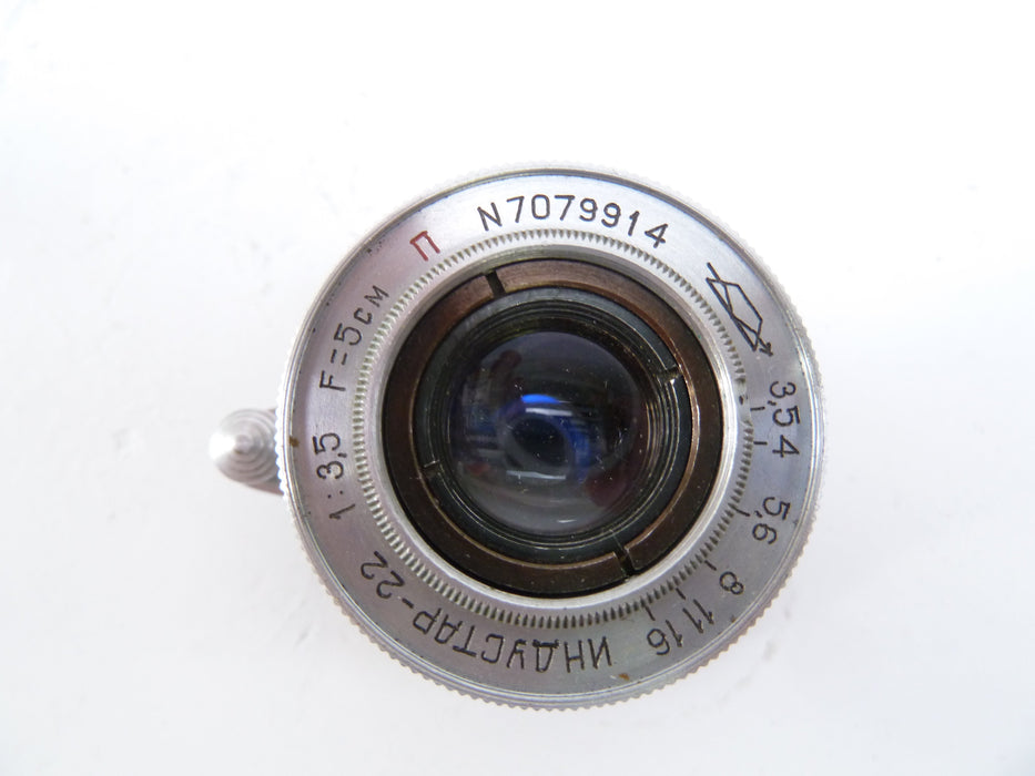 Russian Industar-22 NHAYCTAP 50MM f3.5 Leica Screw Mount Lens