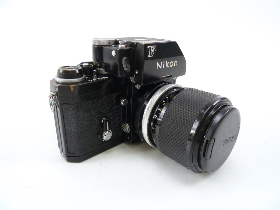 Nikon FTn Black Body with 43-86MM F3.5 Zoom Lens