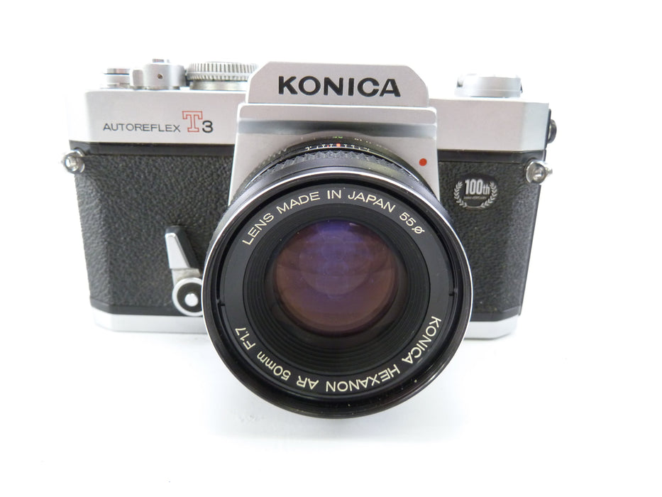 Konica Autoreflex T3 "RARE" 100 Year Anniversary with 50MM f1.7 Lens