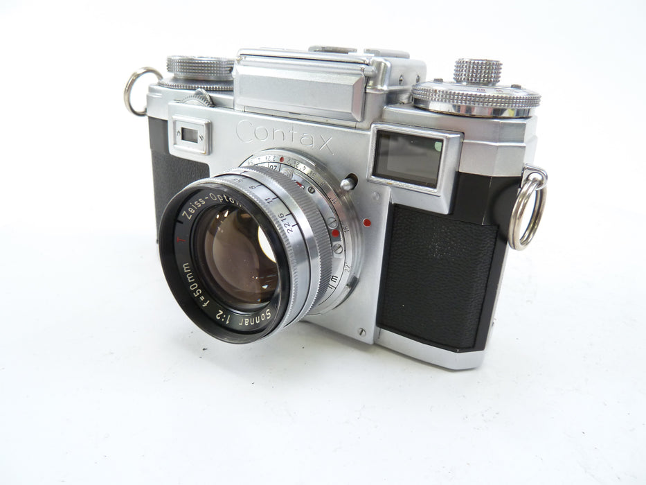 Contax IIIa with Zeiss Sonnar 50MM f2 Lens