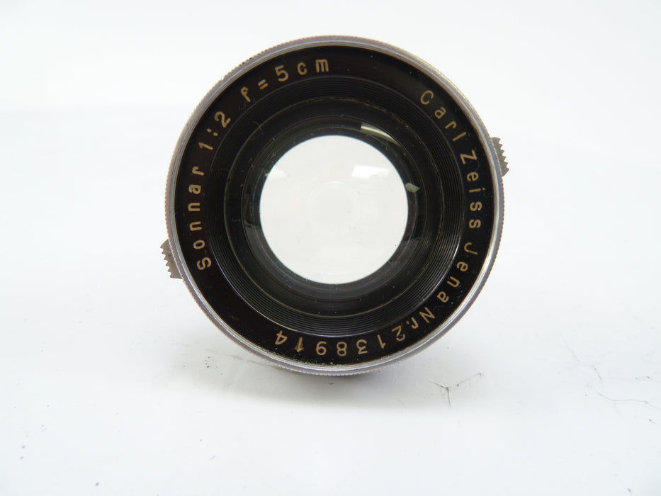 Carl Zeiss Sonnar 5cm F2 Lens Contax Mount