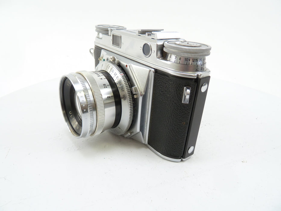 Voightlnder Prominent 1 with 50MM f2 Ultron Lens