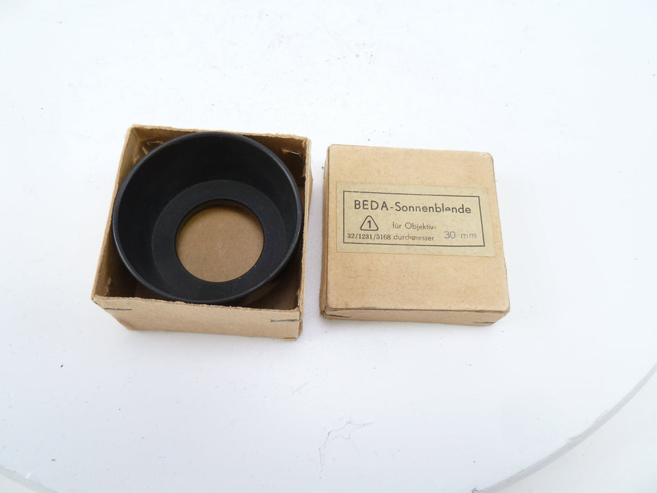 Exakta Beda-Sonnenblende Hood for 30MM Lens in box