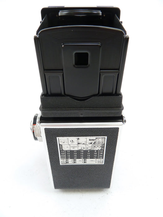 Rolleiflex T type 2 Twin Lens Reflex Camera with Tessar 75MM F3.5 Lens