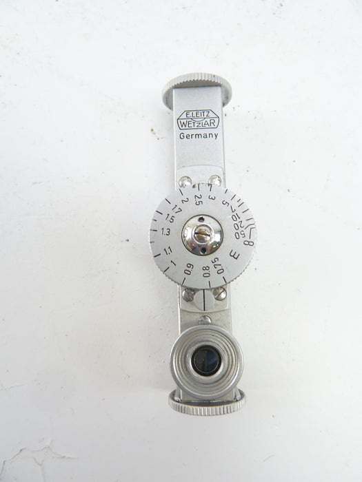 Leica E. Leitz Wetzlar Fofer Shoe Mounted Range Finder Focus Viewfinder Camera Chrome