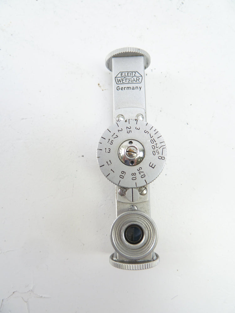 Leica E. Leitz Wetzlar Fofer Shoe Mounted Range Finder Focus Viewfinder Camera Chrome