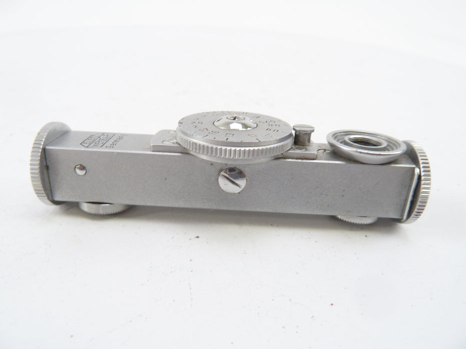 Leica E. Leitz Wetzlar Fofer Shoe Mounted Range Finder Focus Viewfinder Camera Chrome