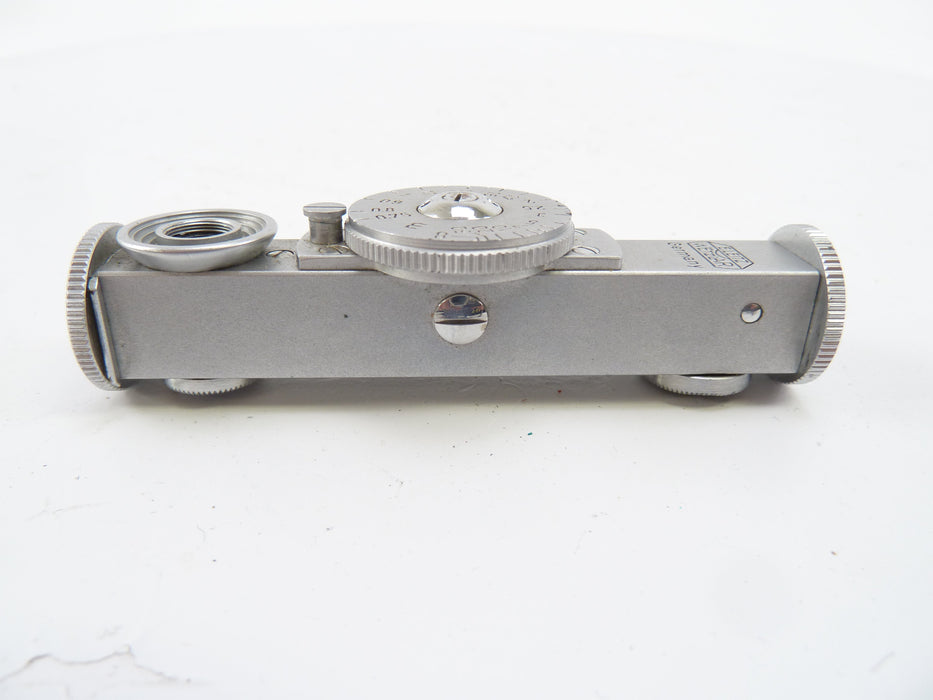 Leica E. Leitz Wetzlar Fofer Shoe Mounted Range Finder Focus Viewfinder Camera Chrome